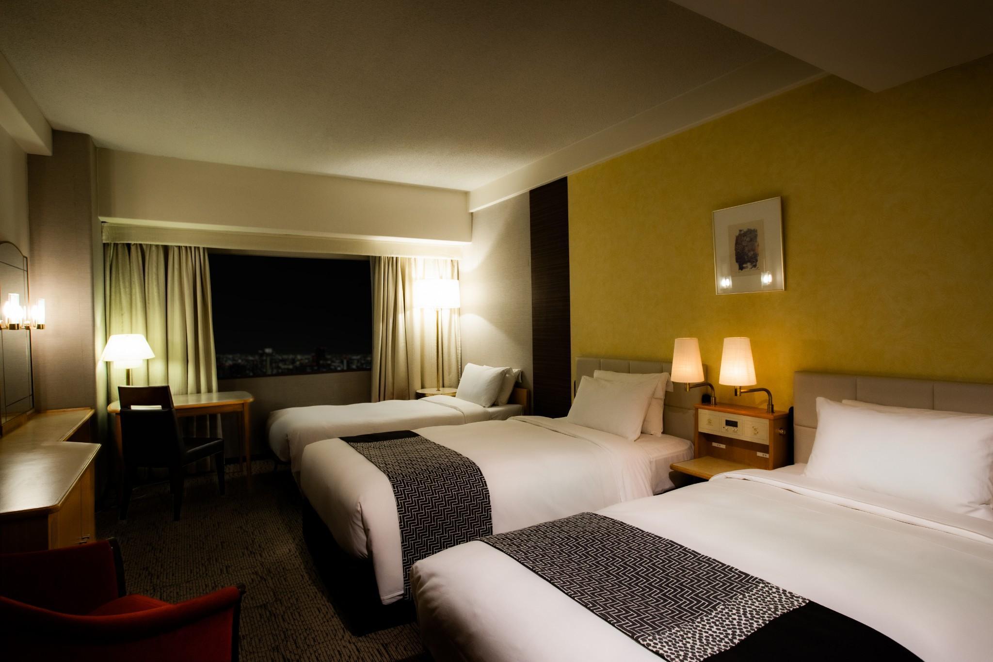 Hotel New Otani Hakata Fukuoka  Eksteriør bilde A room at the hotel